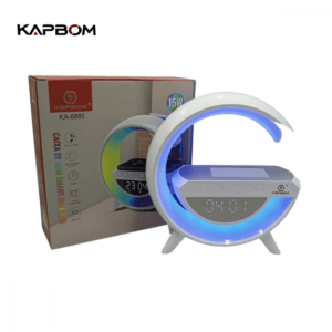 Caixa de Som, Luminária e Carregador SMART com RGB Kapbom