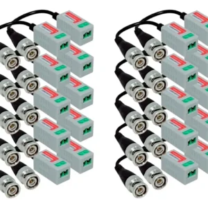 Kit 10 Peças video balun Passivo HD/CVI/TVI/AHD