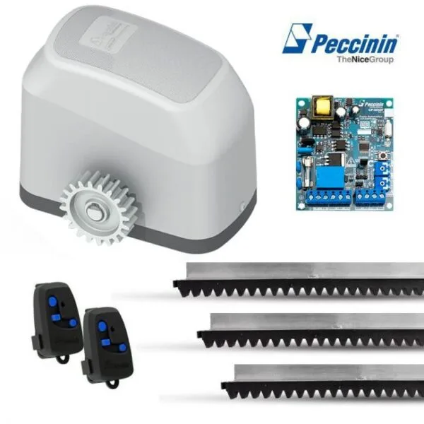 Kit Motor Automatizador Portão Eletrônico Deslizante Fast Gatter 400 Peccinin
