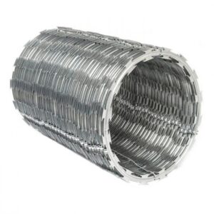 Concertina Clipada Dupla Galvanizada c/ 6 Metros x 45cm