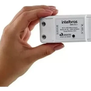 Controlador interrupitor Smart Intelbras Wi-fi Ews 201e Automação Casa Cor Branco 110v/220v