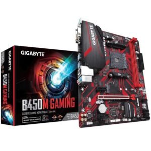 Placa Mãe Gigabyte B450M Gaming, AMD AM4, mATX, DDR4