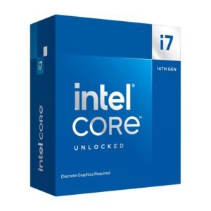 Processador Intel Core i7-14700KF, 14ª Geração, 5.6 GHz Max Turbo, Cache 33MB, 20 Núcleos, 28 Threads, LGA1700