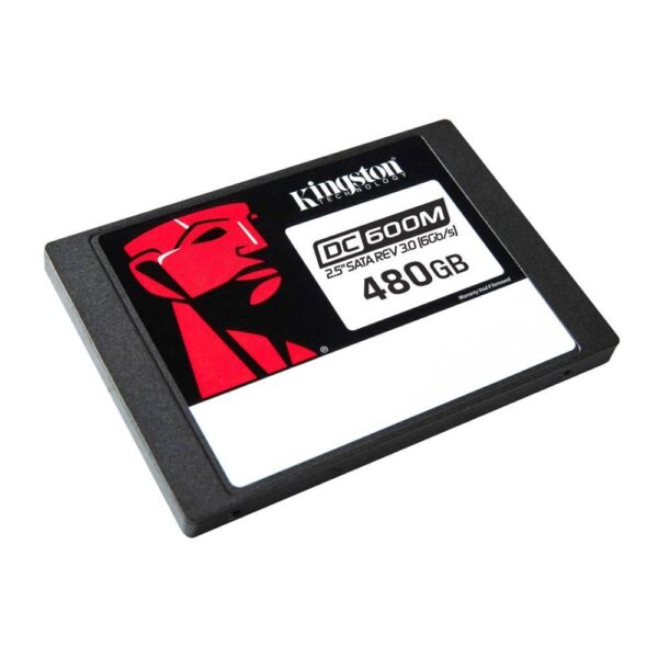 SSD Kingston 480GB DC600M Mixed-Use, SATA 2.5, Leitura: 560MB/s e Gravação: 470MB/s - SEDC600M/480G - Image 2