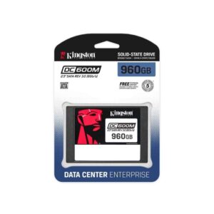 SSD Kingston 960GB DC600M Mixed-Use, SATA 2.5, Leitura: 560MB/s e Gravação: 530MB/s - SEDC600M/960G